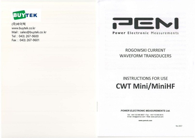 PEM CWT Mini Instructions for use