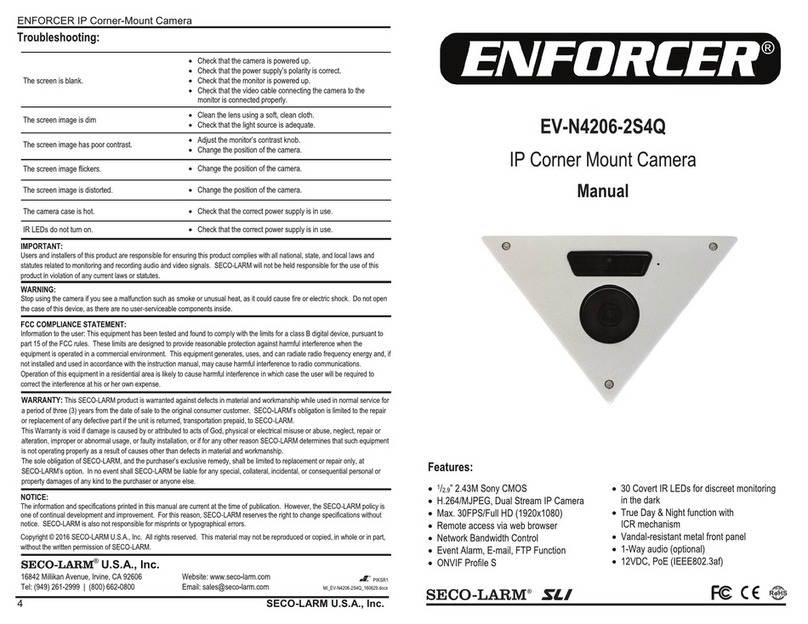 SECO-LARM Enforcer EV-N4206-2S4Q manual