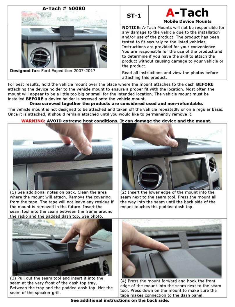 A-Tach Mounts ST-1 User manual