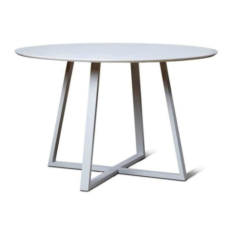 Mocka Zander Round Dining Table User manual Mocka Zander Round Dining Table User manual