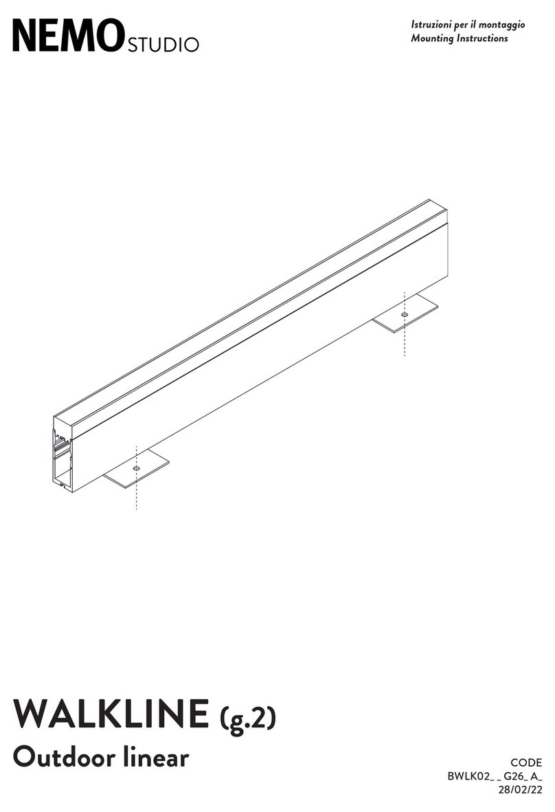 Nemo STUDIO WALKLINE BWLK02 Series User manual