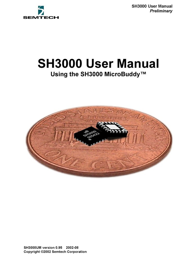 Semtech SH3000 User manual