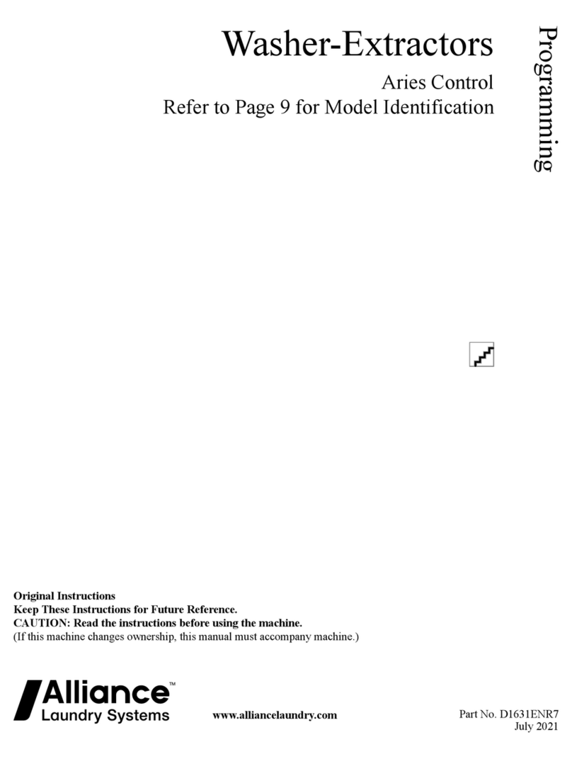 Alliance Laundry Systems IAE180J User manual