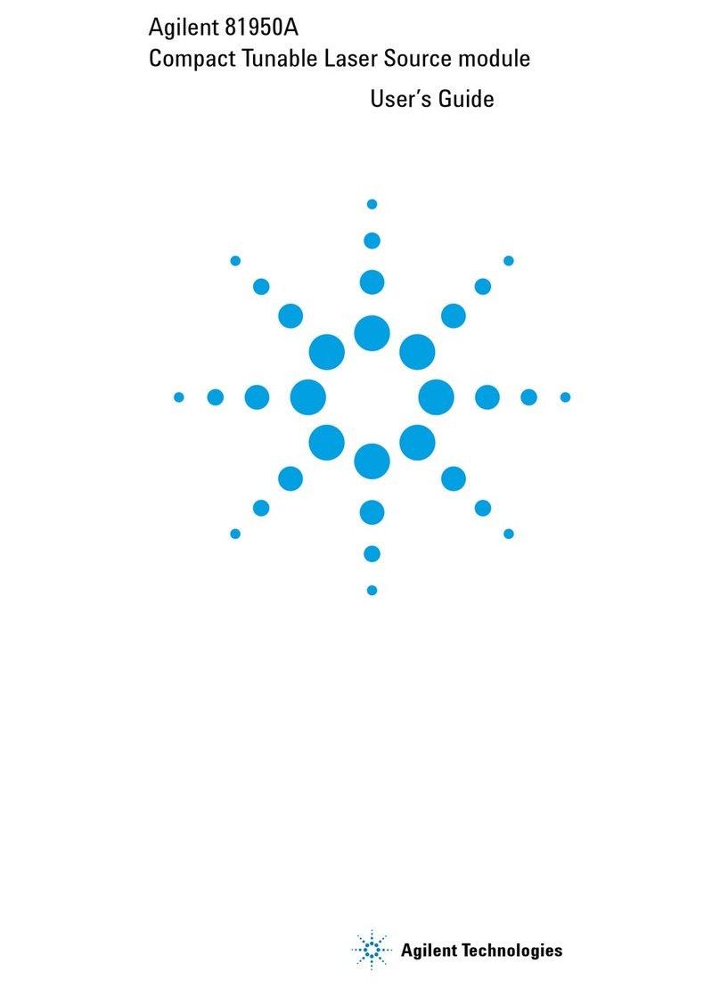Agilent Technologies 81950A user guide