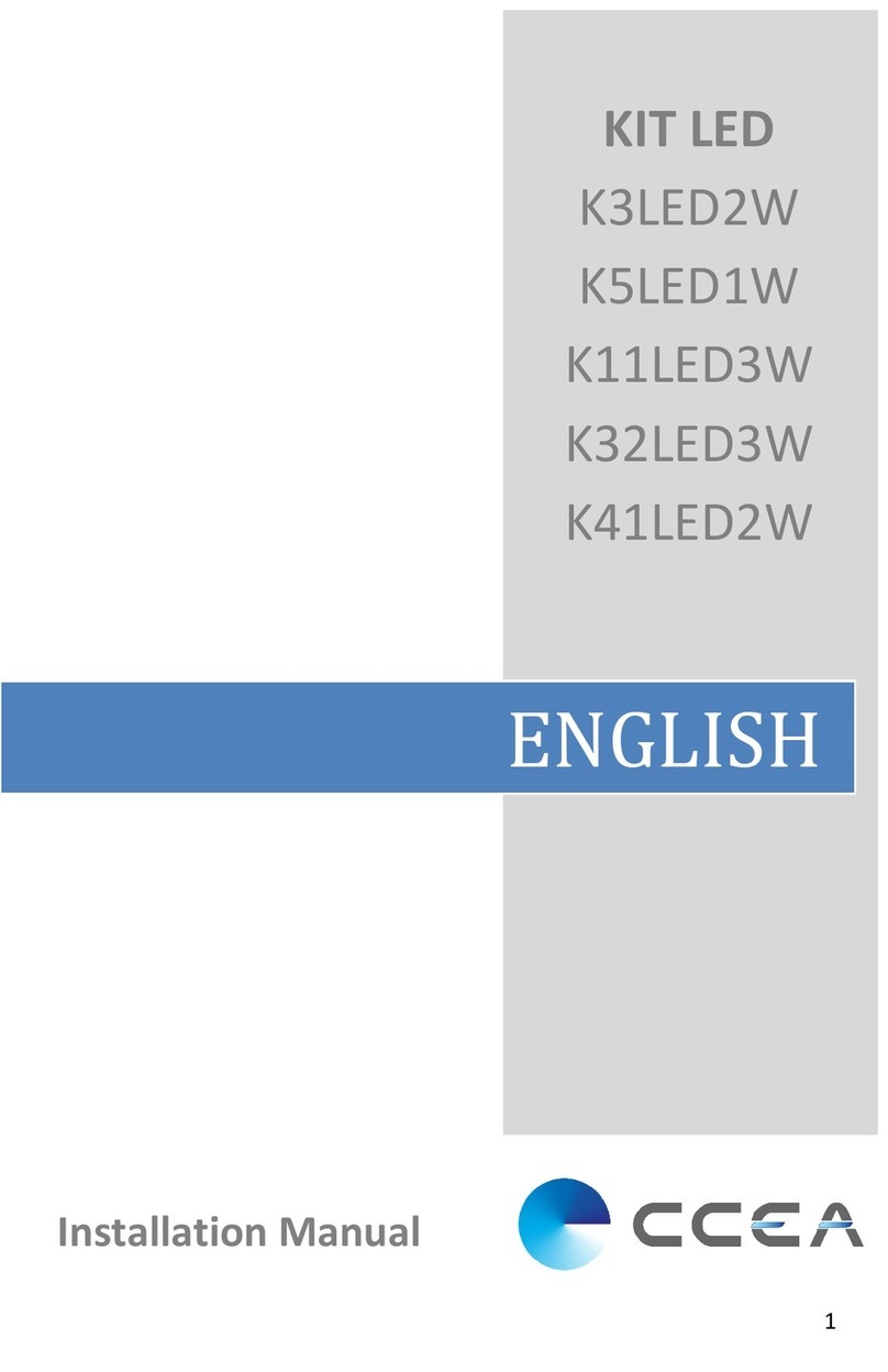 CCEA K3LED2W User manual