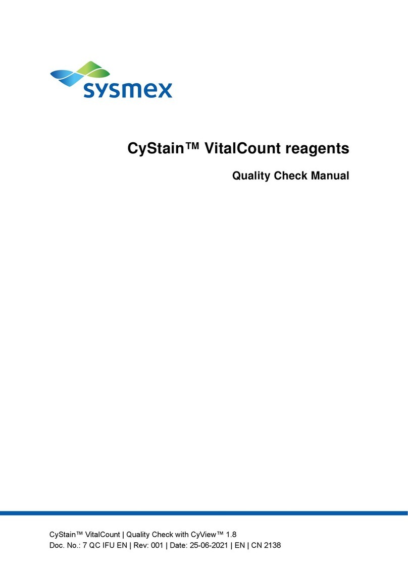 SYSMEX CyStain VitalCount manual