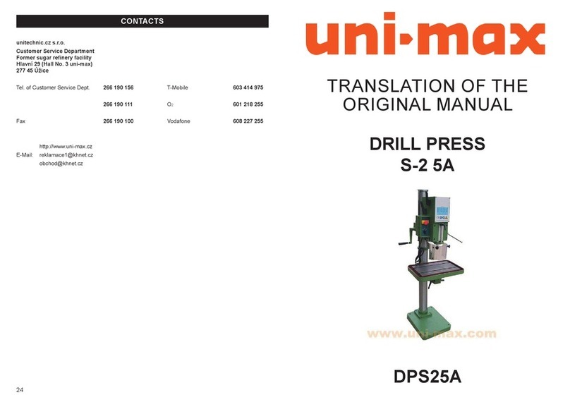 Unimax S-2 5A Translation of the original manual