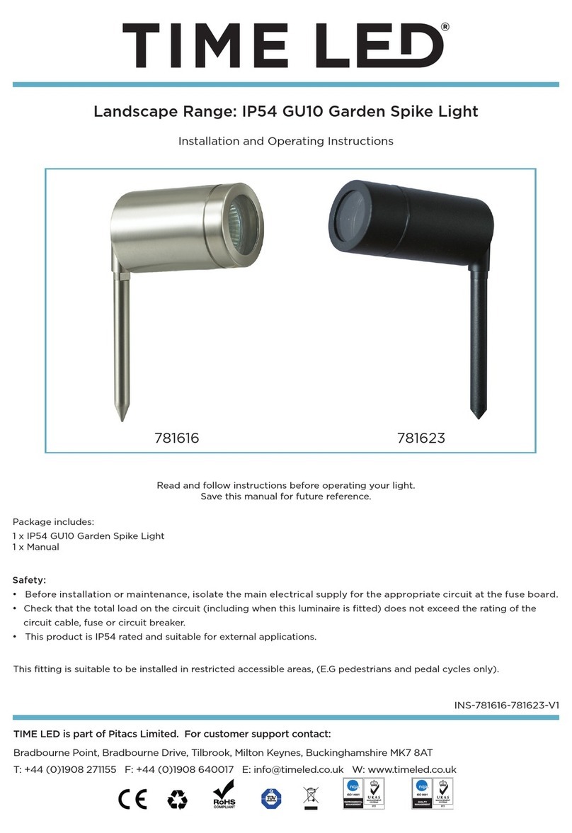 TIME LED GU10 User manual TIME LED GU10 User manual