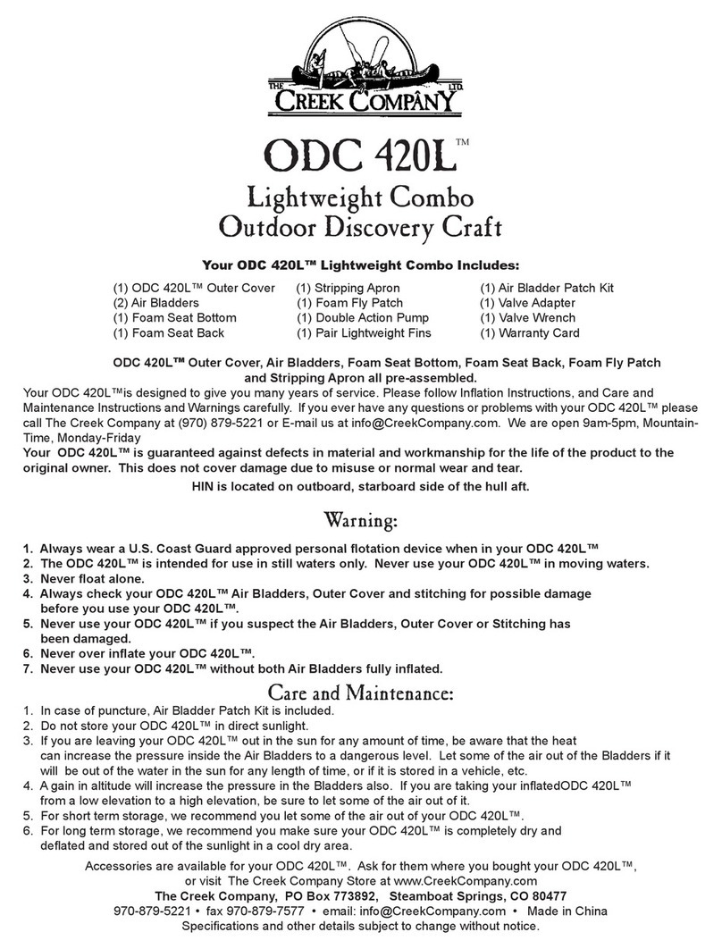 Creek Company ODC 420L quick start guide Creek Company ODC 420L quick start guide
