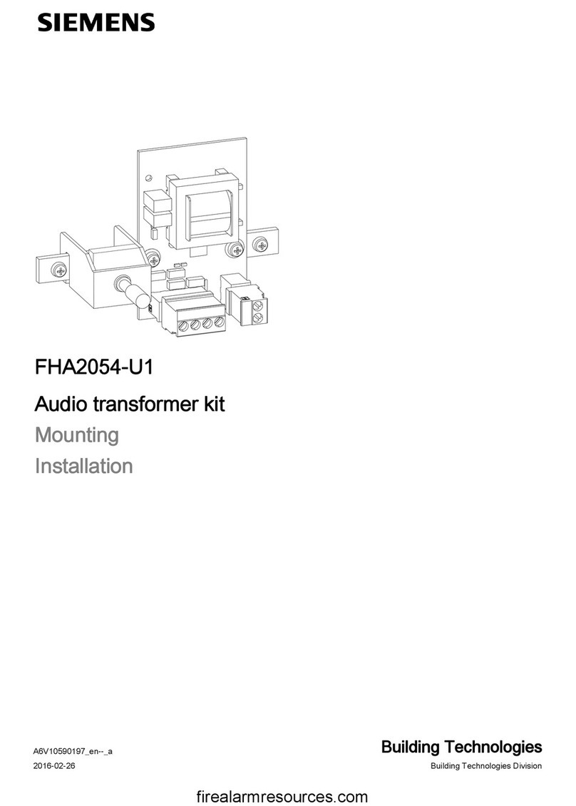 Siemens FHA2054-U1 Guide