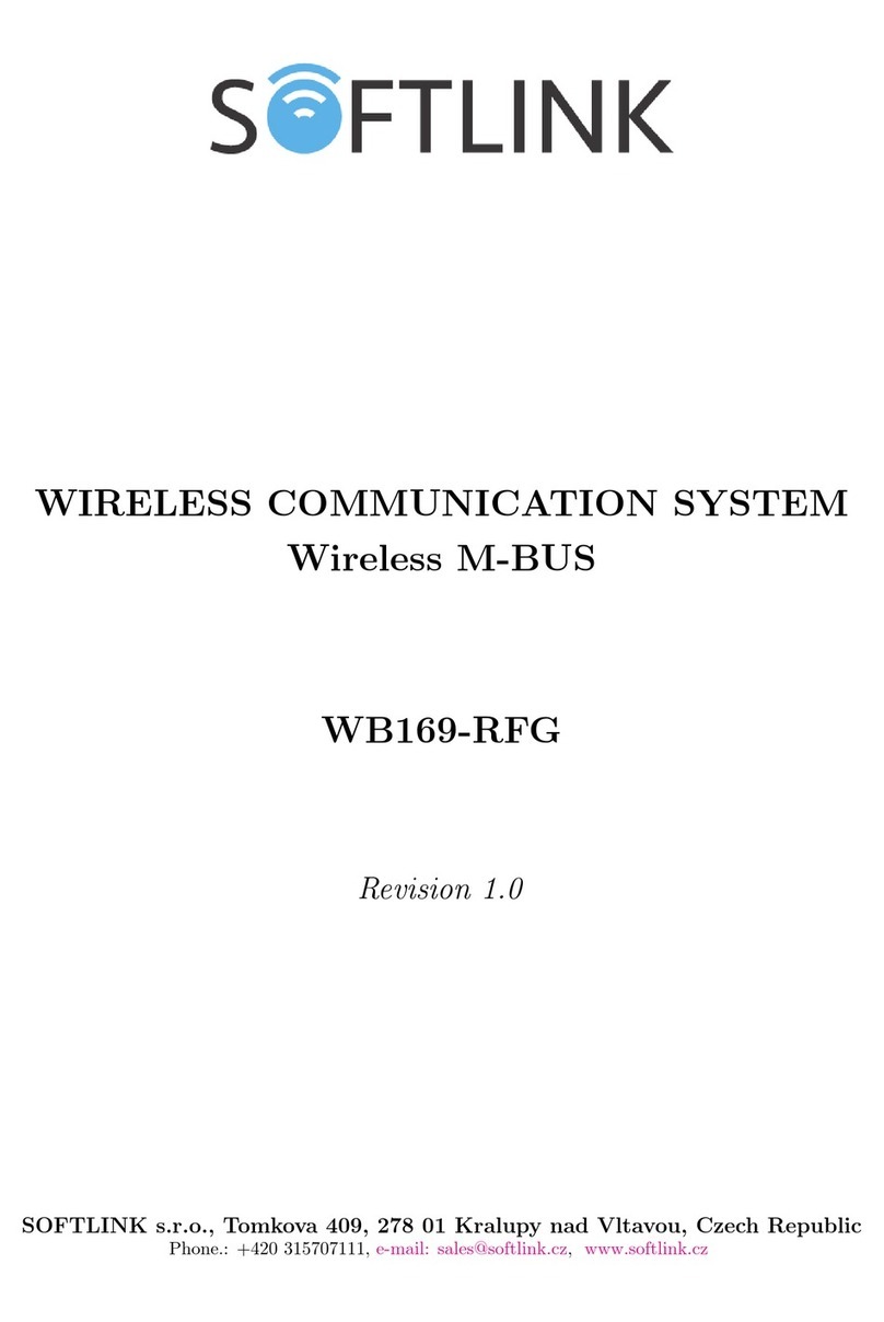 SOFTLINK WB169-RFG User manual