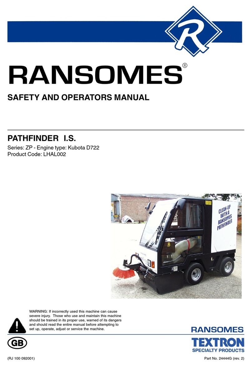 Textron RANSOMES User manual Textron RANSOMES User manual