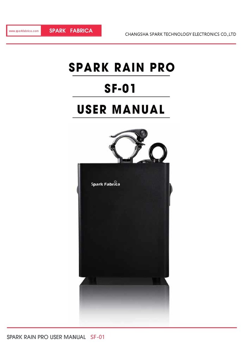 Spark Fabrica SPARK RAIN PRO user manual