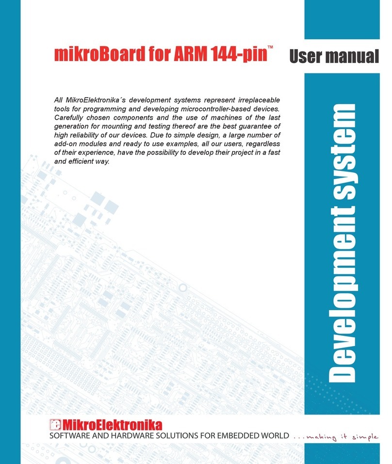 MicroElektronika mikroBoard for ARM 144-pin user manual MicroElektronika mikroBoard for ARM 144-pin user manual