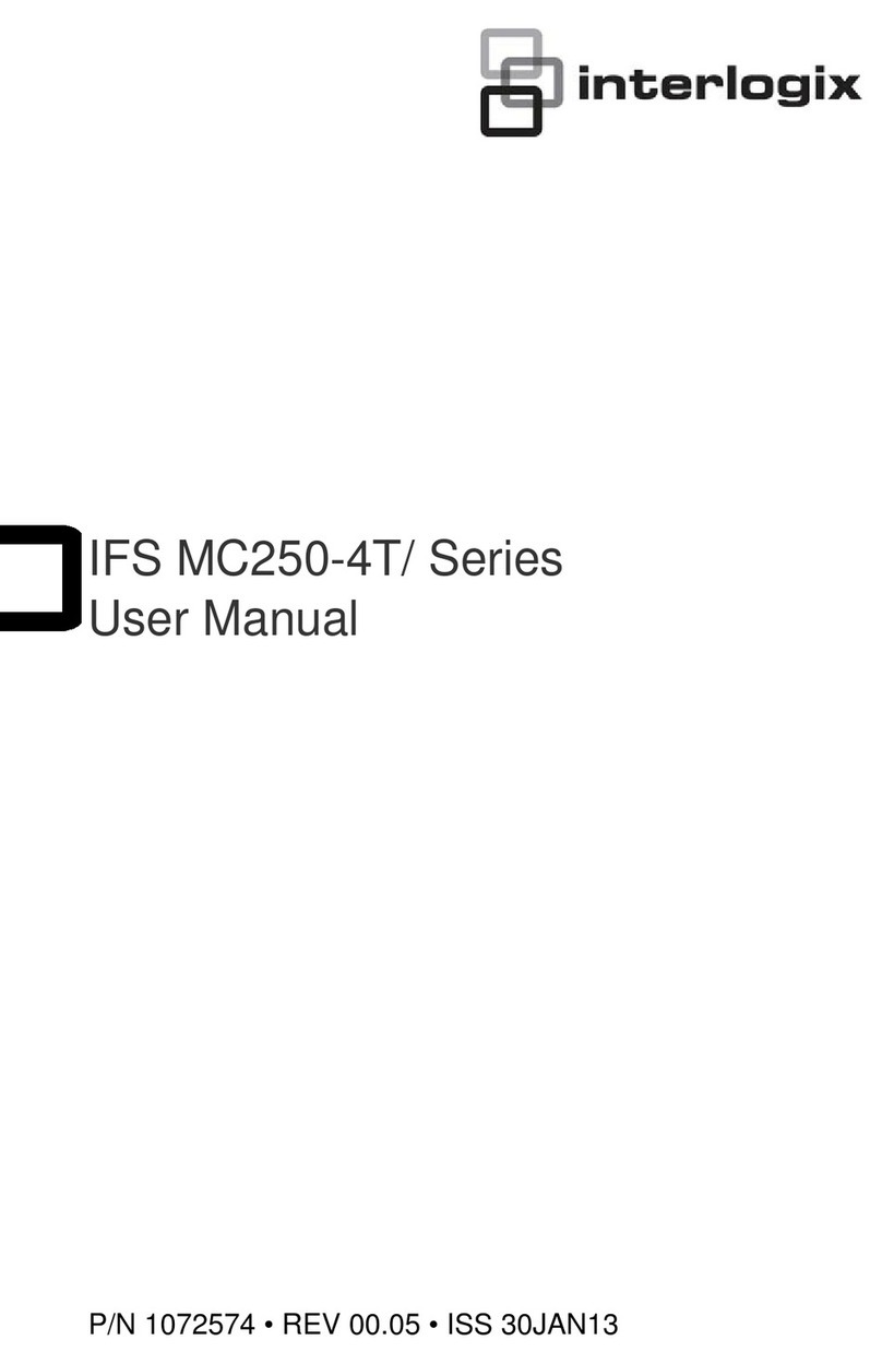 Interlogix IFS MC250-4T Series User manual Interlogix IFS MC250-4T Series User manual