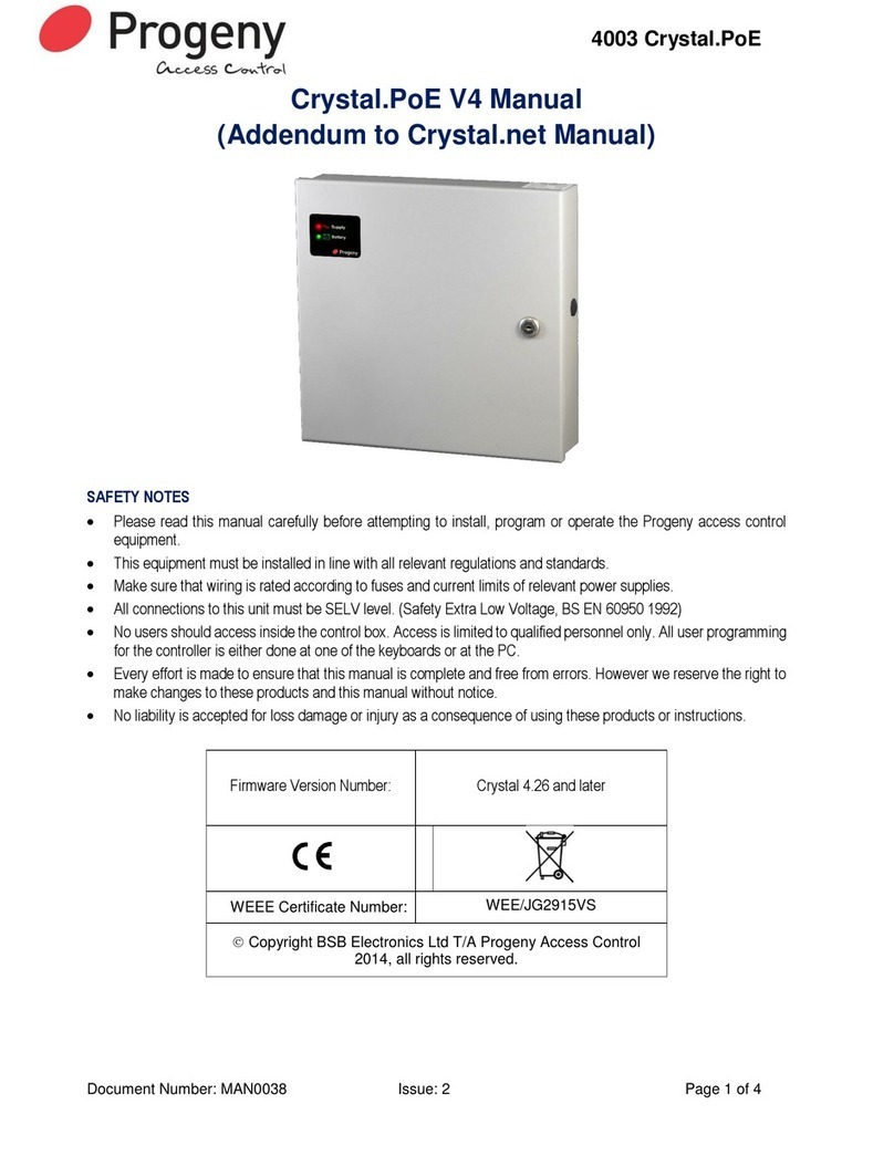 Progeny Crystal.PoE V4 User manual