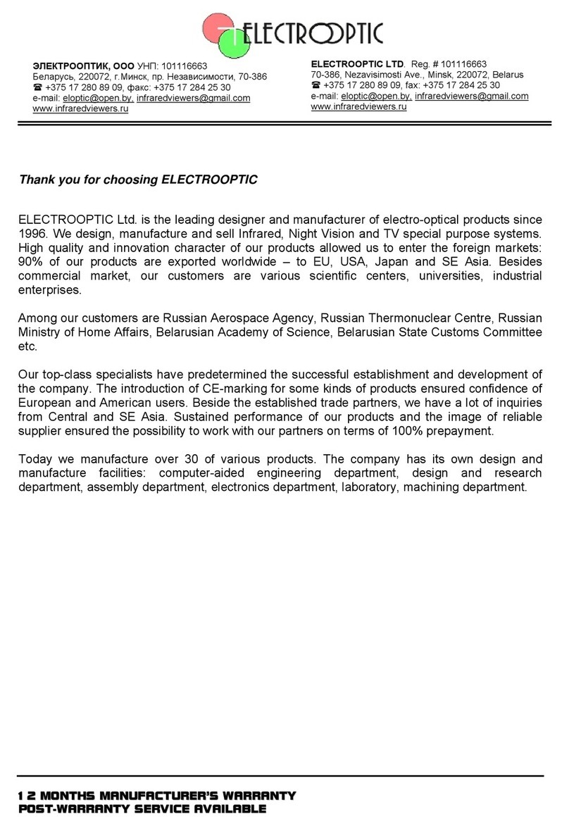 ELECTROOPTIC SM-3 manual
