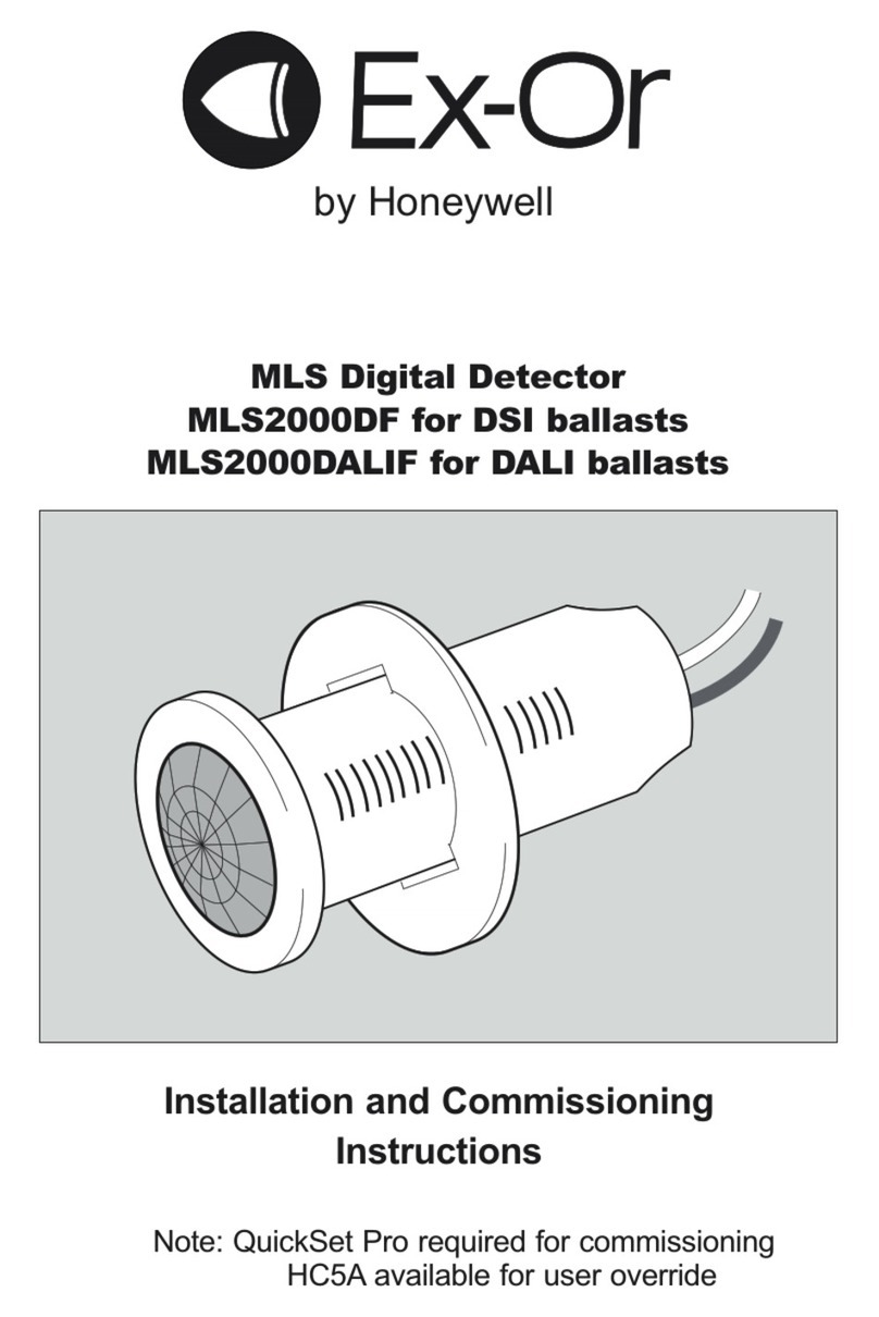 Honeywell Ex-Or MLS2000DF Installation and operation manual
