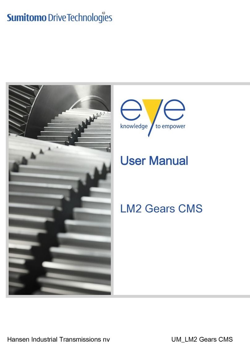 Sumitomo Drive Technologies eye LM2 Gears CMS user manual