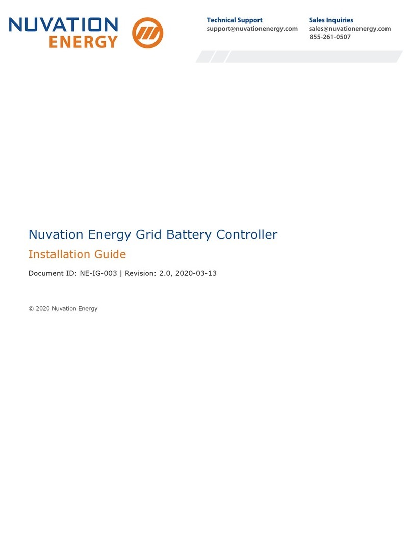 Nuvation Energy Grid Battery Controller installation guide