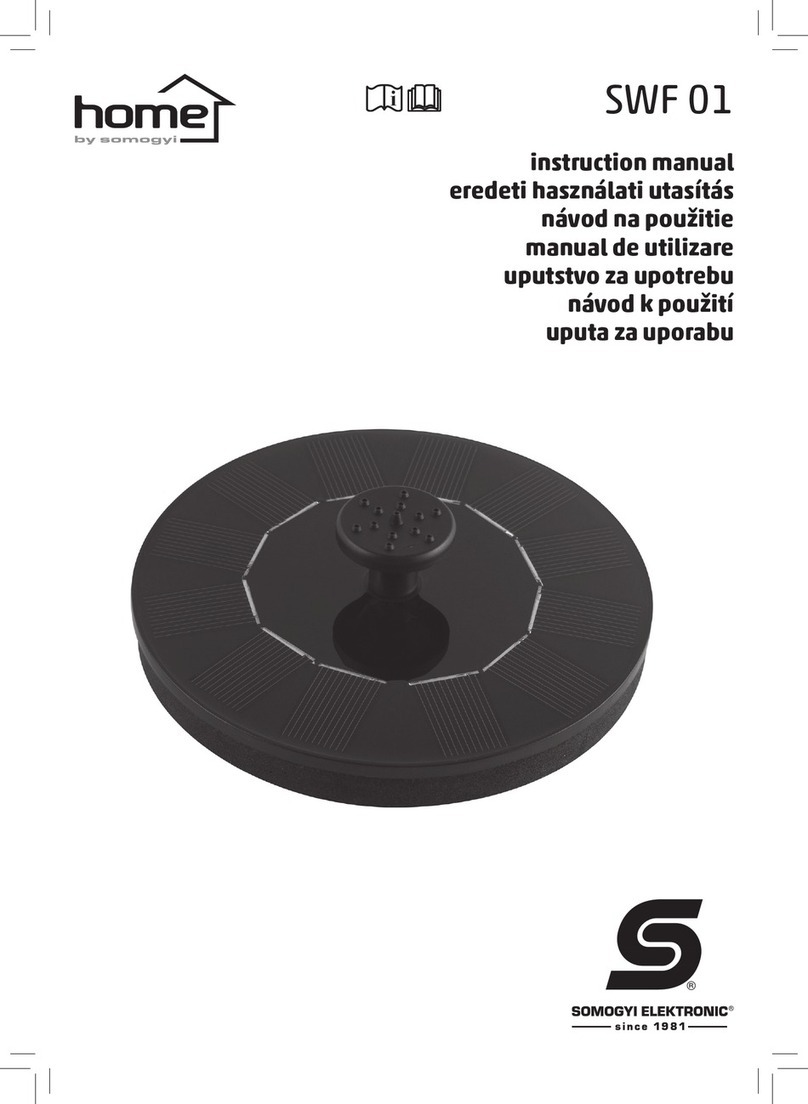 Somogyi home SWF 01 instruction manual Somogyi home SWF 01 instruction manual