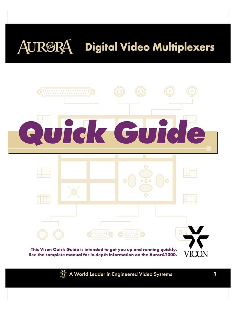 Vicon AURORA 2000 quick guide