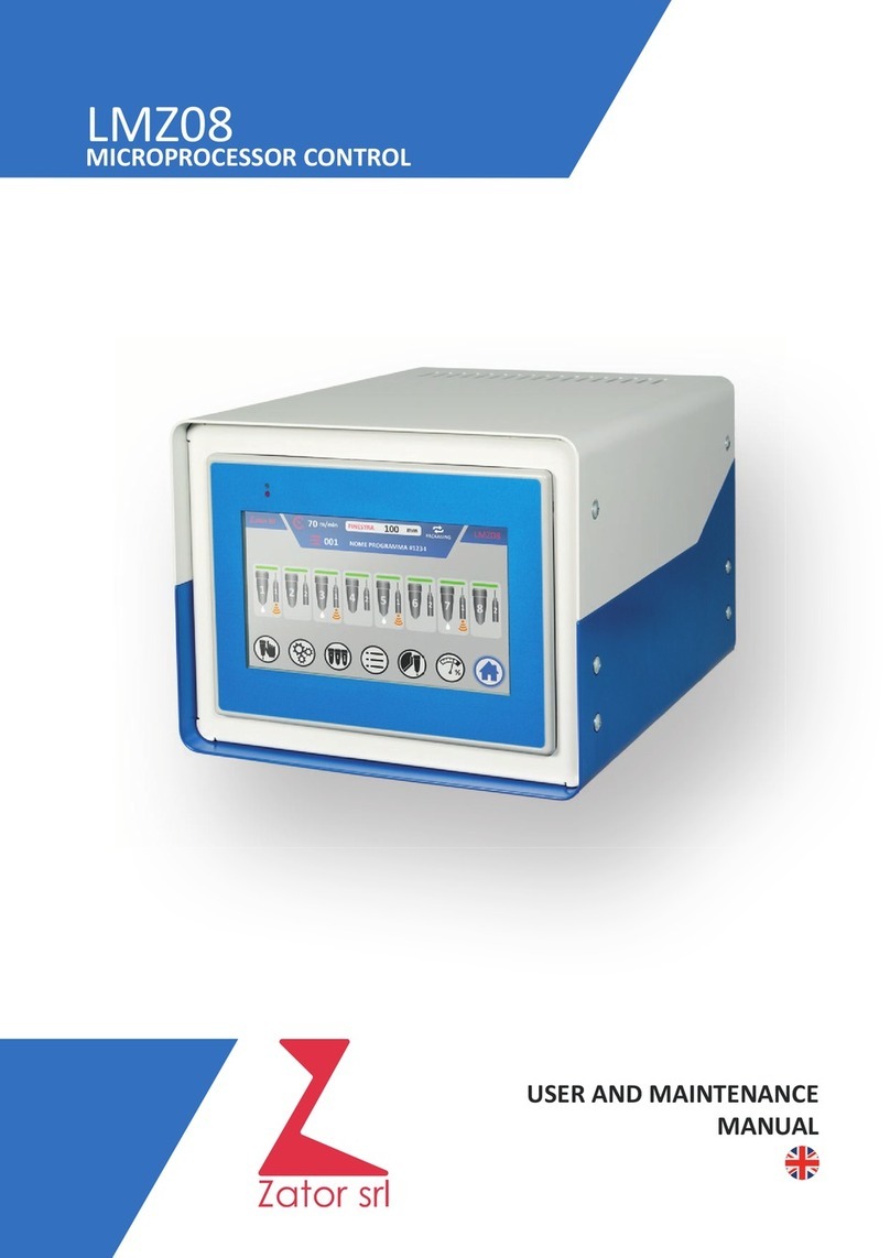 Zator LMZ08 User and maintenance manual