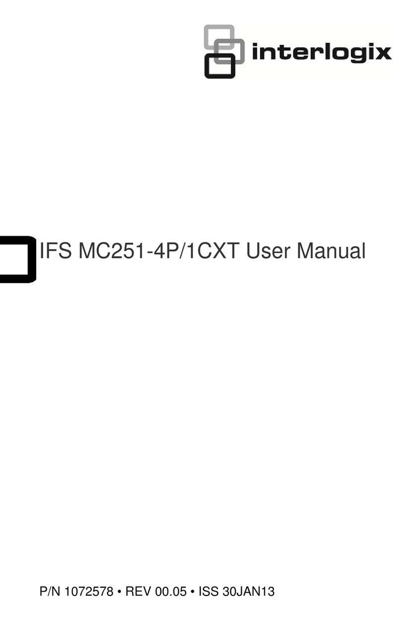 Interlogix IFS MC251-4P/1CXT User manual Interlogix IFS MC251-4P/1CXT User manual