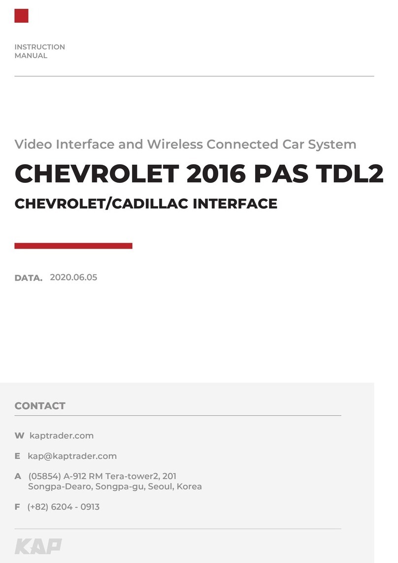 KAP ML2016-PAS-TDL2 instruction manual