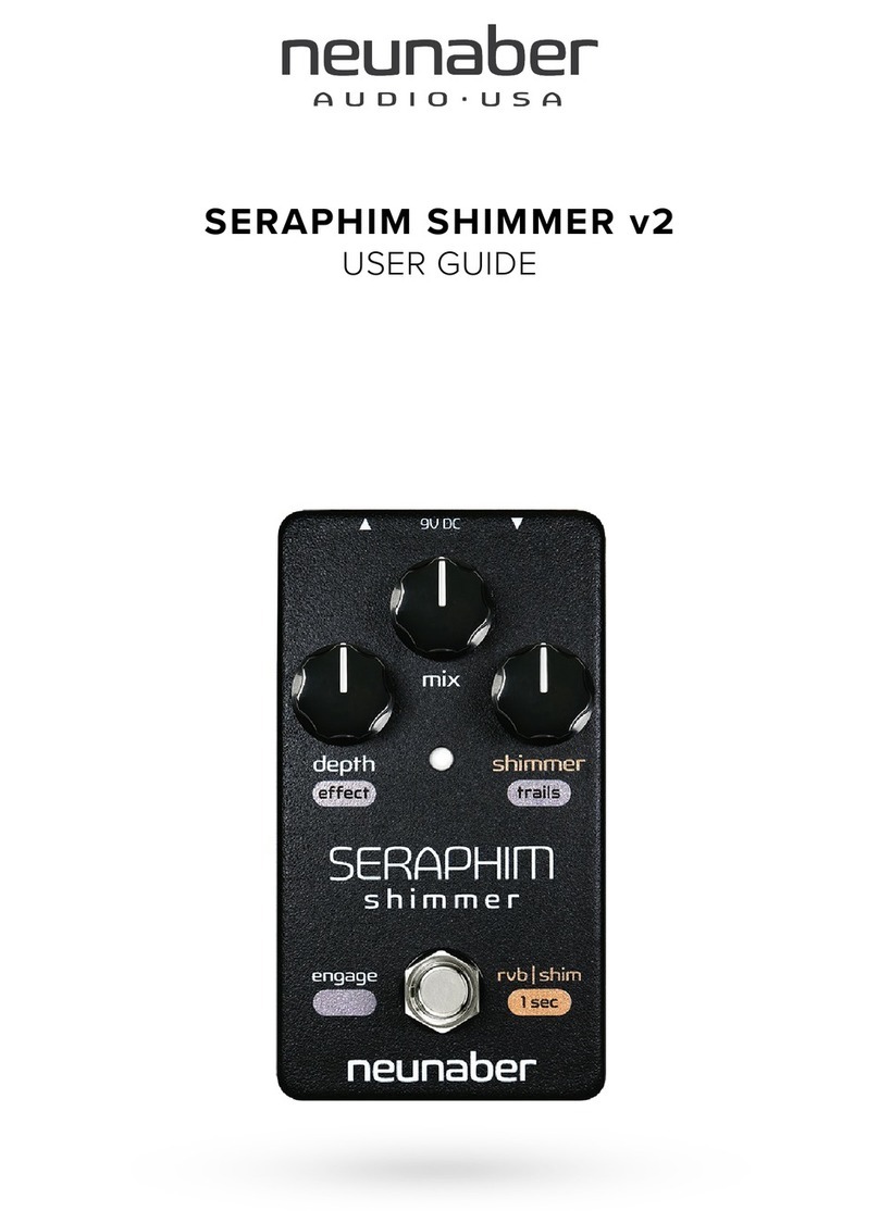 Neunaber SERAPHIM SHIMMER v2 user guide