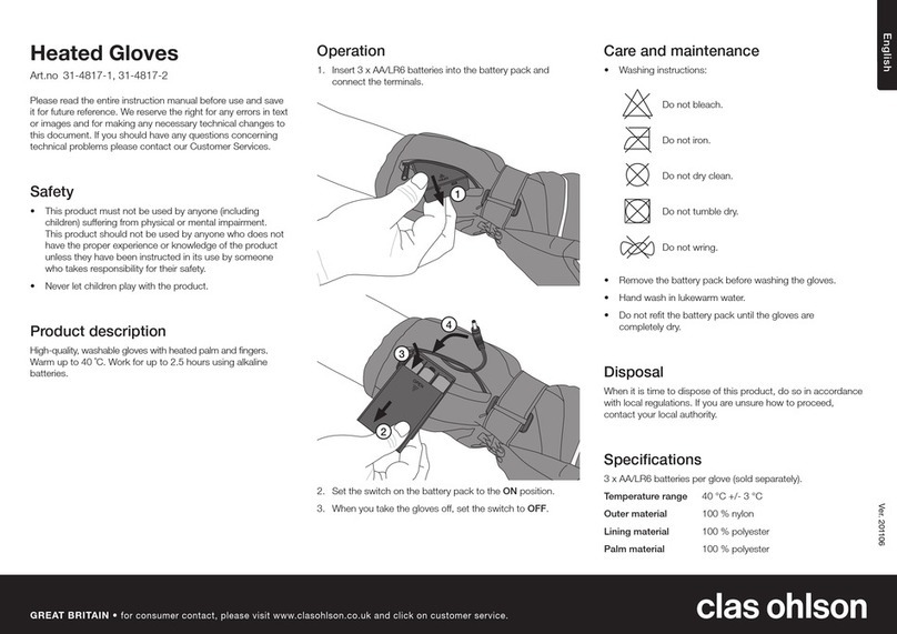 Clas Ohlson 31-4817-1 instruction manual Clas Ohlson 31-4817-1 instruction manual