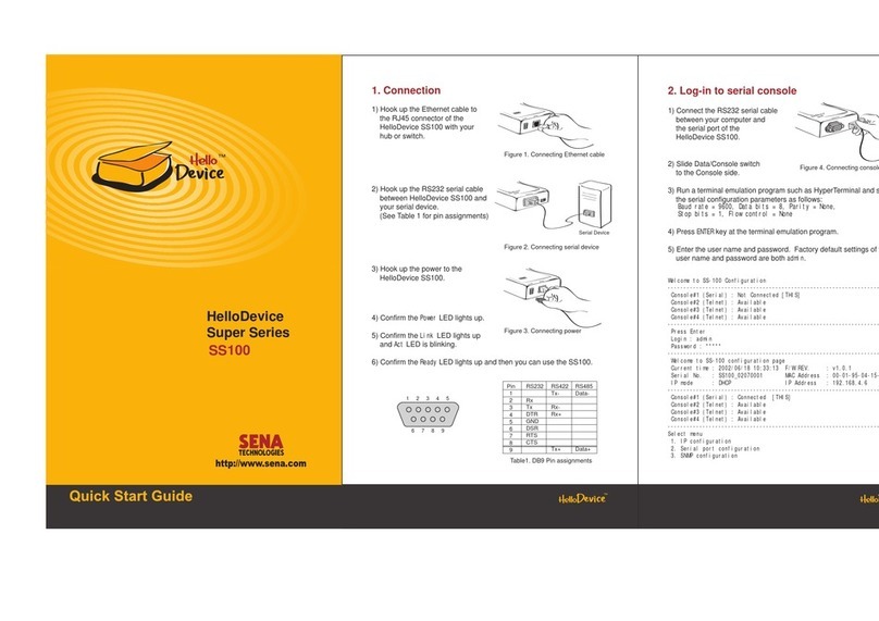 Sena HelloDevice Super SS100 quick start guide