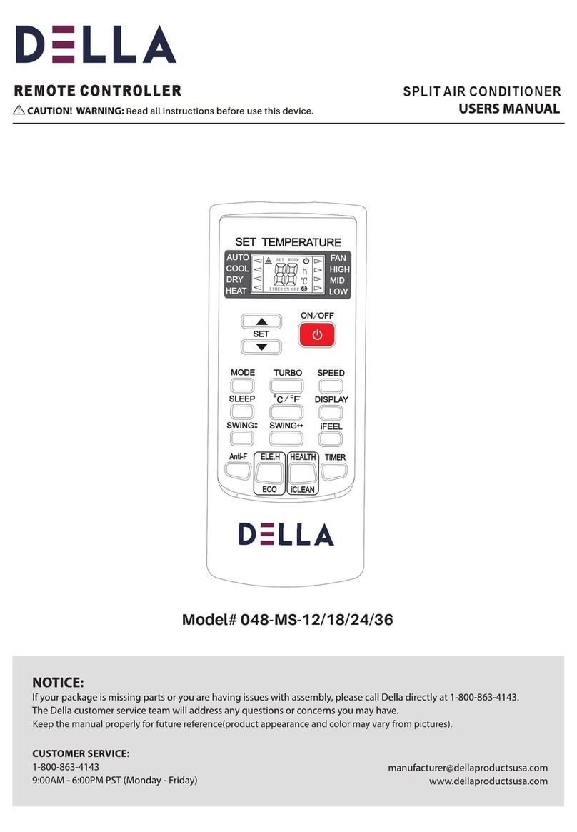 DELLA 048-MS-12 User manual