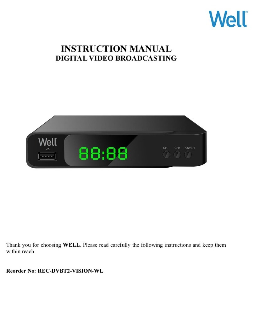 Well REC-DVBT2-VISION-WL instruction manual