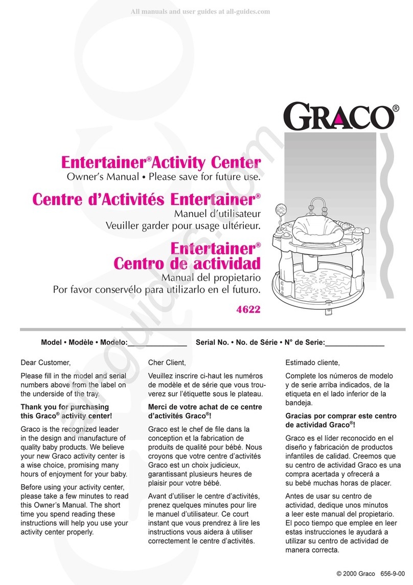 Graco Entertainer 4622 owner's manual