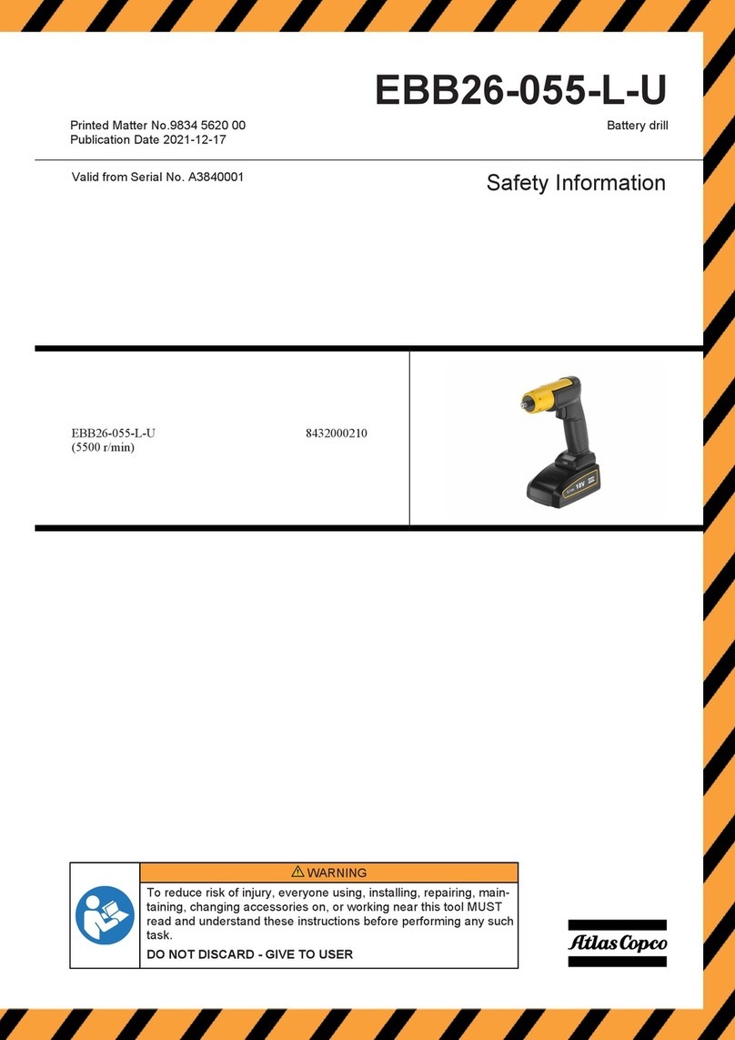 Atlas Copco EBB26-055-L-U Original instructions Atlas Copco EBB26-055-L-U Original instructions