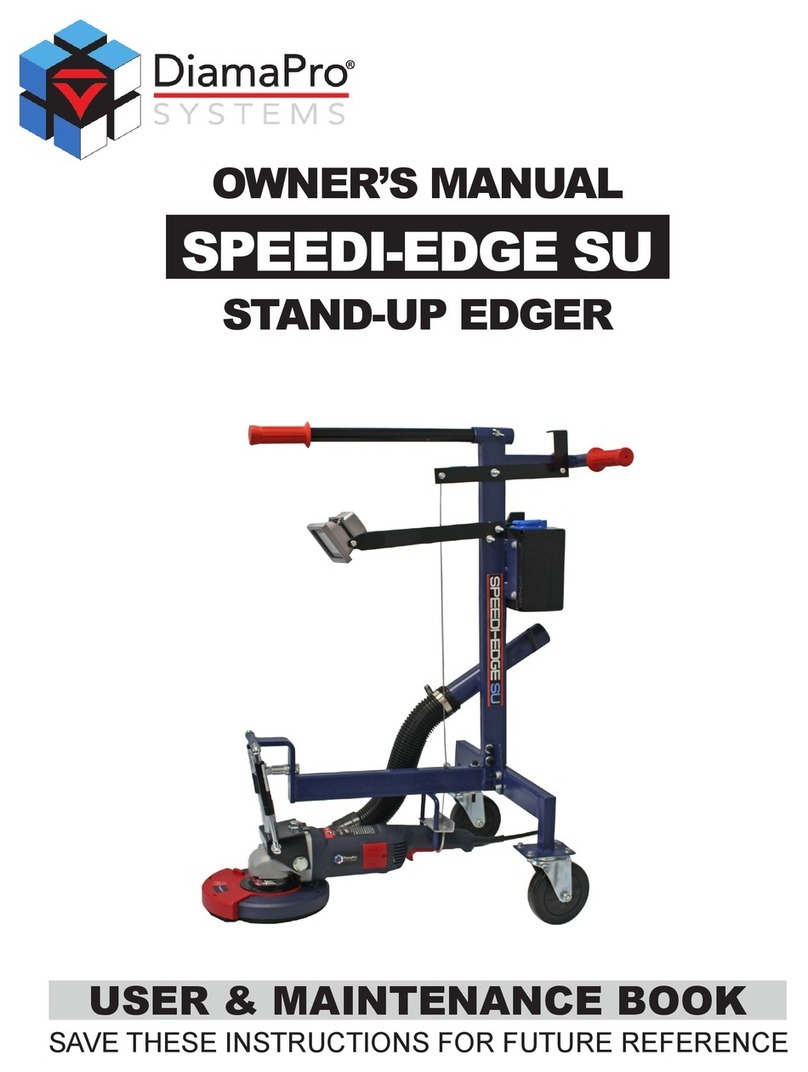 DiamaPro Systems SPEEDI-EDGE SU owner's manual