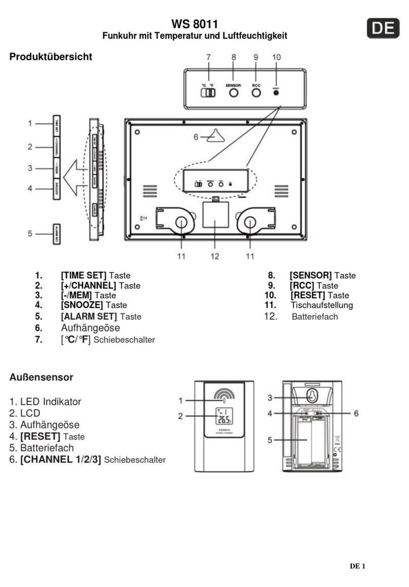 Technoline WS 8011 User manual