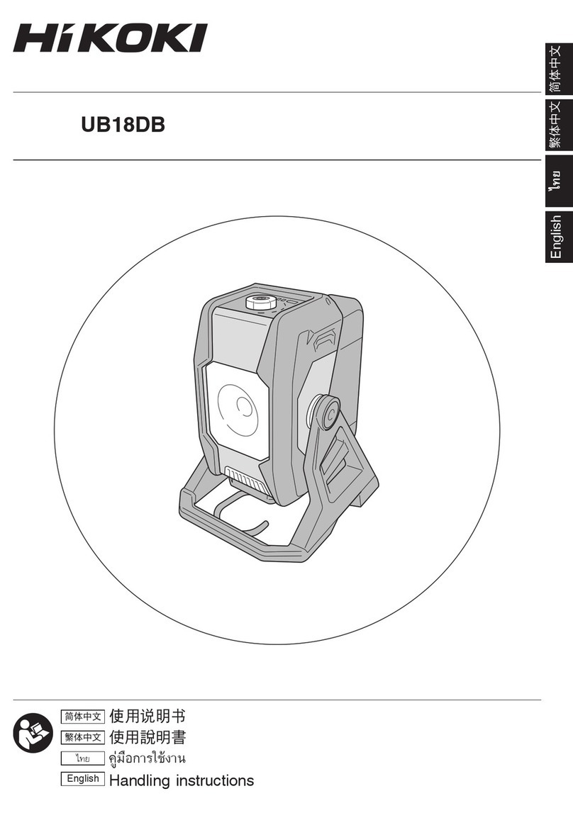 HIKOKI UB18DB User manual