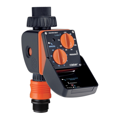 claber AQUAUNO SELECT user manual