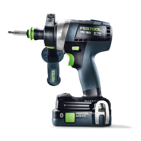 Festool TPC 18/4 User manual