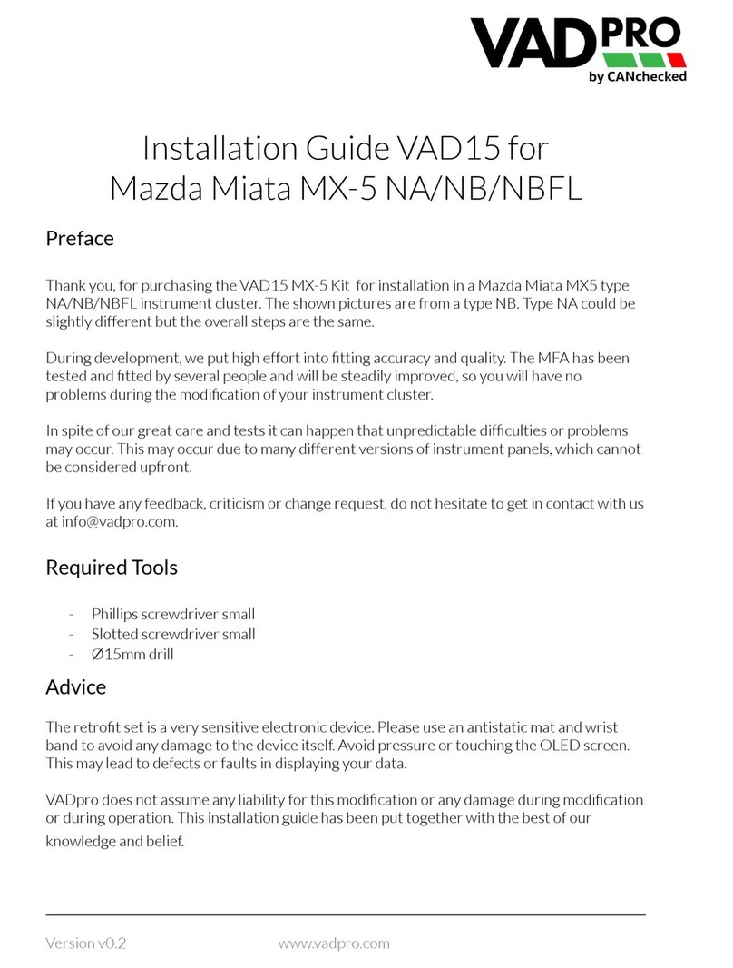 CANchecked VADpro VAD15 installation guide