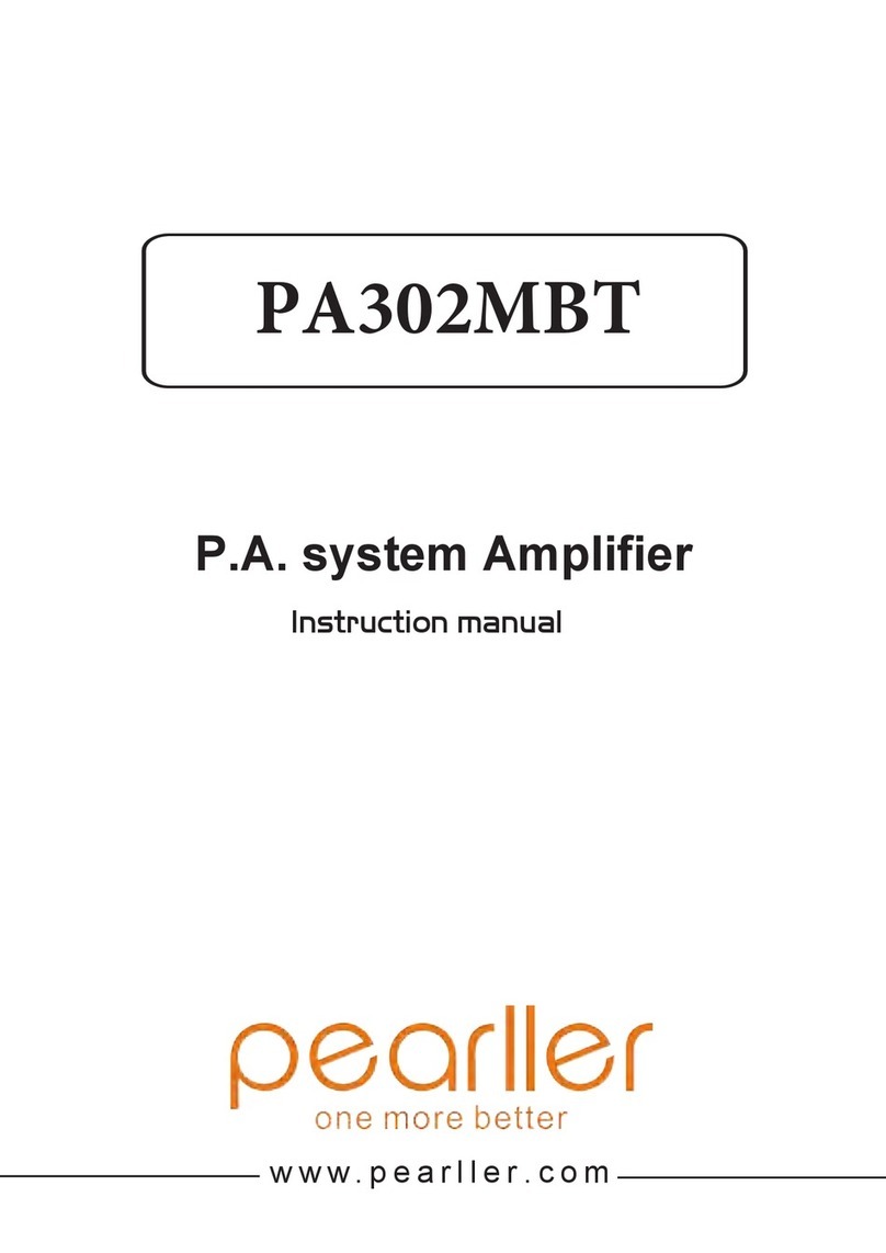 Pearller PA302MBT User manual