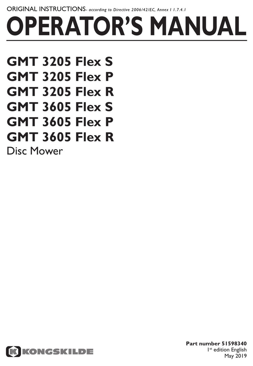 Kongskilde GMT FLEX Series User manual