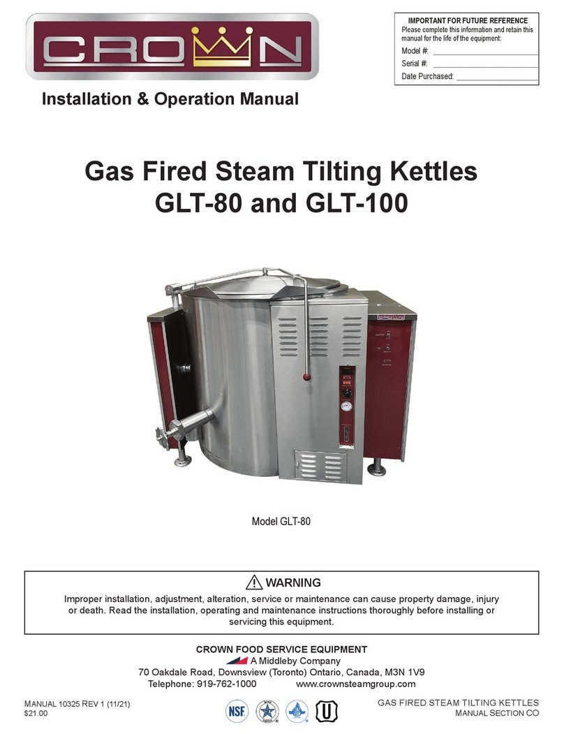 Crown GLT-80 Installation & operation manual