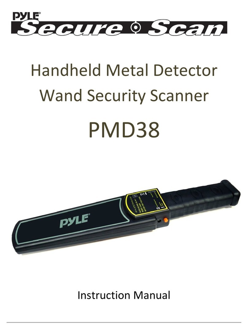 Pyle Secure Scan PMD38 instruction manual