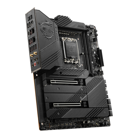 MSI MEG Unify-X Z690 User manual MSI MEG Unify-X Z690 User manual