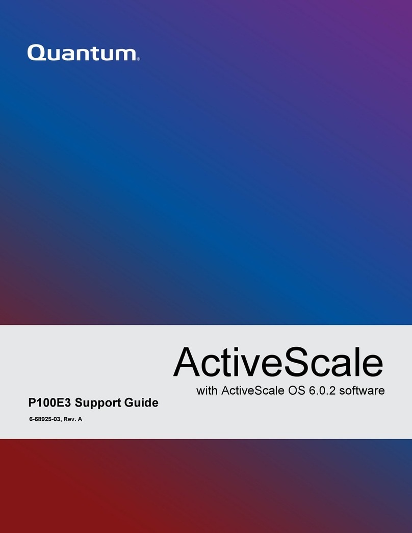 Quantum ActiveScale P100E3 Installation instructions