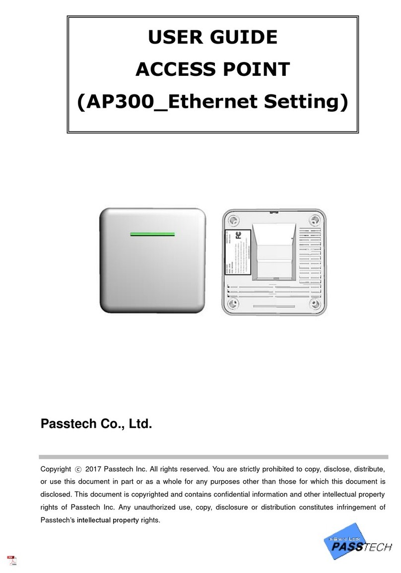 Passtech AP300 User manual
