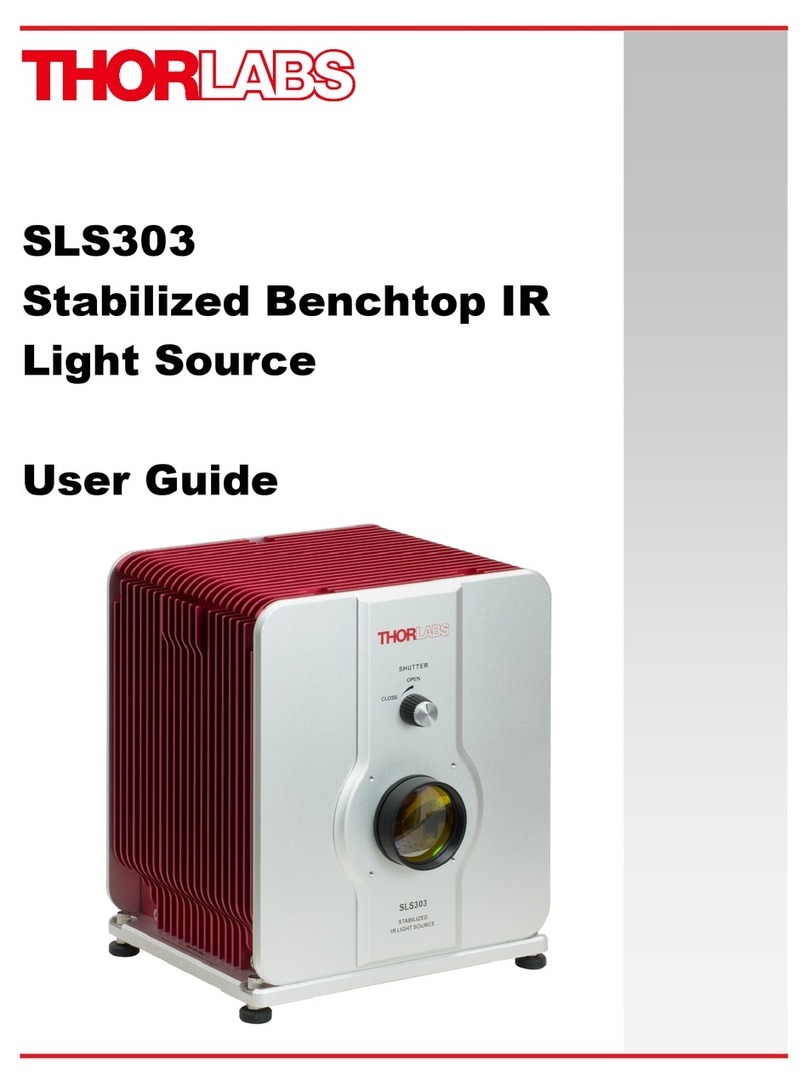 THORLABS SLS303 user guide
